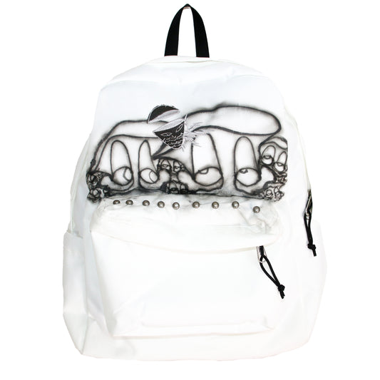 1/1 Airbrushed Studded & Leather Appliqué JanSport Backpack